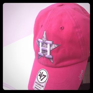 Pink Astros Hat